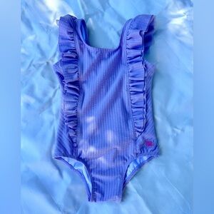 Purple Ruffled Swimsuit by Ruffle Butts EUC